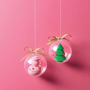 Holiday Makeup Applicator Ornament